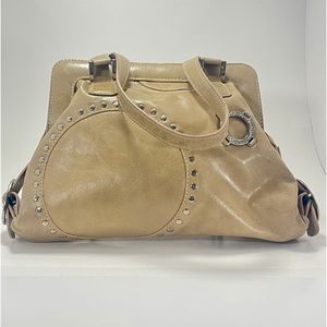 Santi (India) cream coloured evening bag